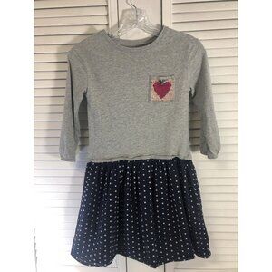 Gap Size L 10-11 Heart Flip Sequin Pocket Dress